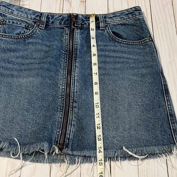 Free People We The Free Denim Skirt Size 27 - Picture 9 of 10